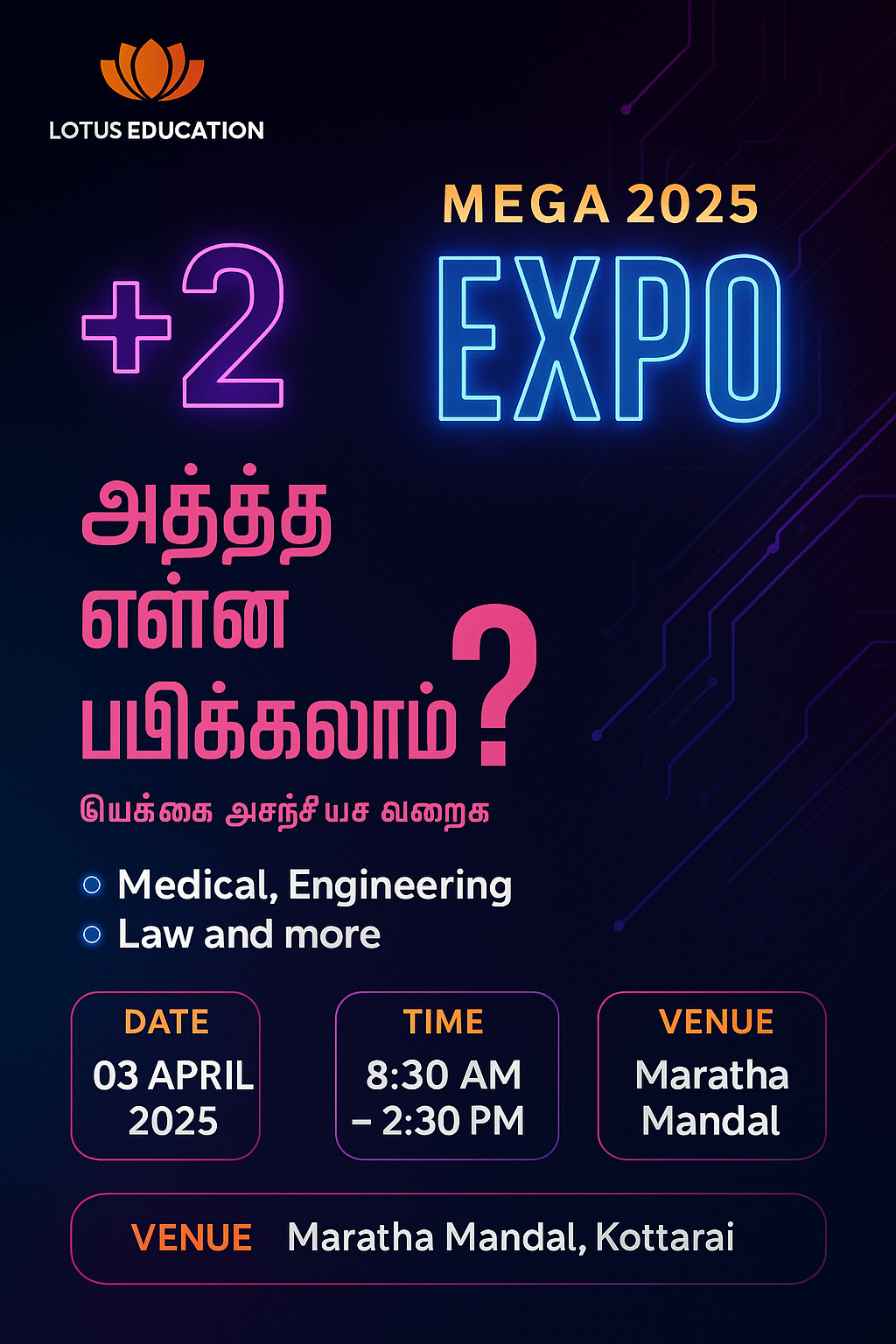 Mega 2025 Expo Poster
